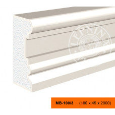 МВ-100/3 - декоративный фасадный молдинг 100 x 45 x 2000 мм | Lepninaplast