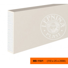 МВ-110/1 - декоративный фасадный молдинг 110 x 25 x 2000 мм | Lepninaplast