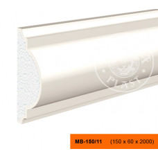 МВ-150/11 - декоративный фасадный молдинг 150 x 60 x 2000 мм | Lepninaplast