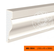 МВ-150/4 - декоративный фасадный молдинг 150 x 45 x 2000 мм | Lepninaplast