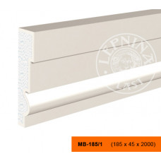 МВ-185/1 - декоративный фасадный молдинг 185 x 45 x 2000 мм | Lepninaplast