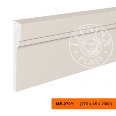 МВ-270/1 - декоративный фасадный молдинг 270 x 45 x 2000 мм | Lepninaplast